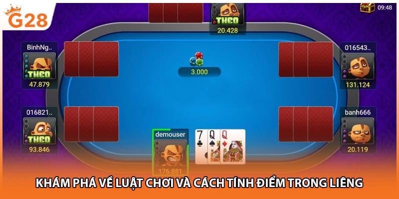 Khám phá về luật chơi và cách tính điểm trong liêng