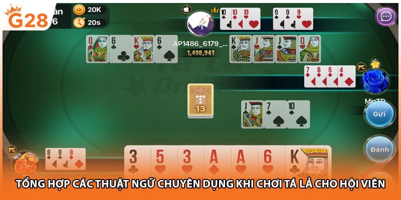 Tổng hợp các thuật ngữ chuyên dụng khi chơi tá lả cho hội viên